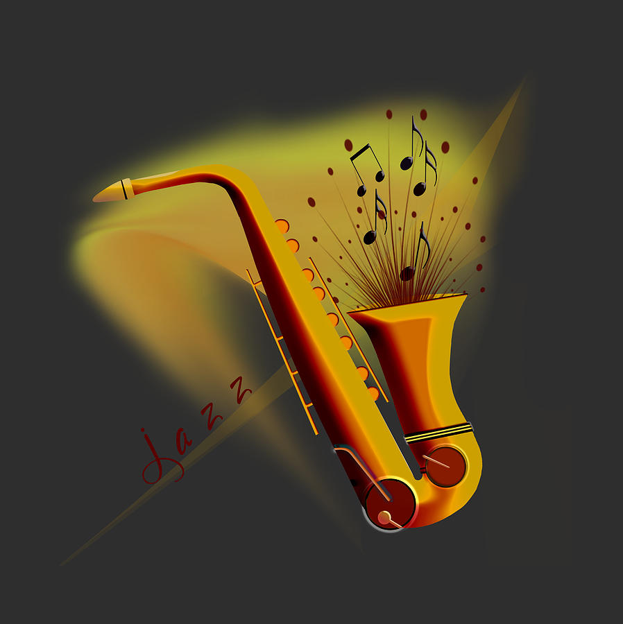 All That Jazz 2 Digital Art By Katy Breen Fine Art America