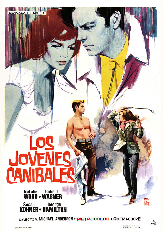 All the Fine Young Cannibals, 1960 - art by Jose Montalban Mixed Media by Movie World Posters