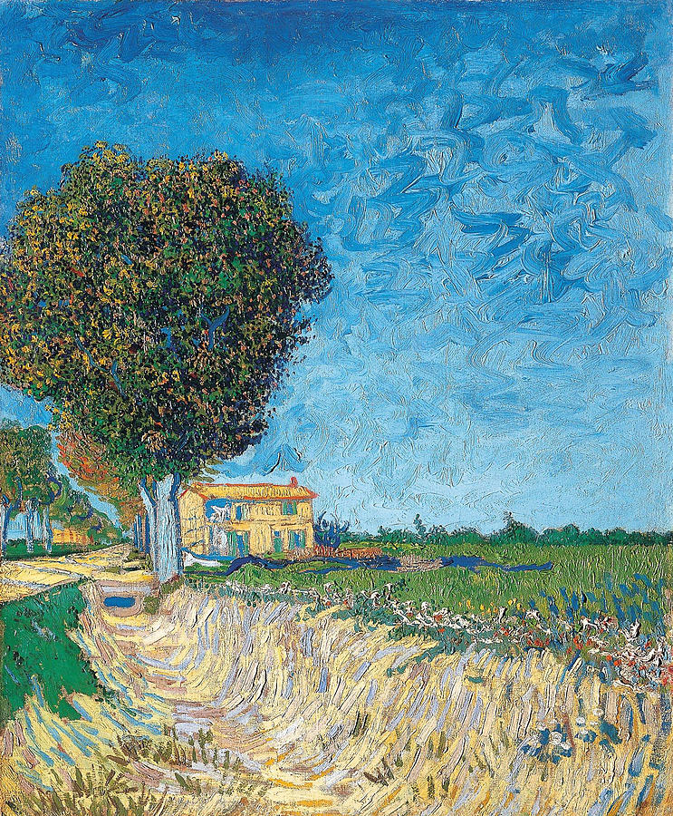 Vincent Van Gogh Painting - Allee bei Arles  #1 by Vincent van Gogh