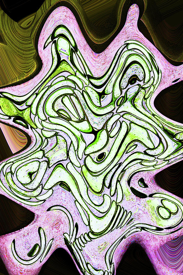 Aloe Vera Slices Abstract #1 Digital Art by Tom Janca