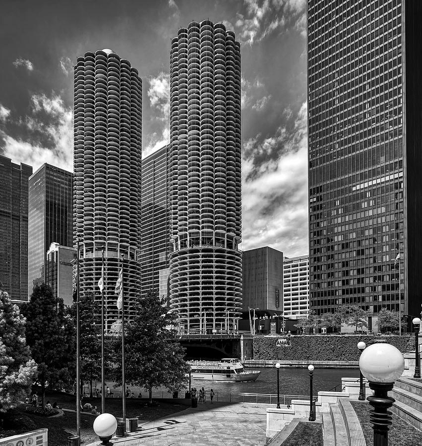 Along the Chicago River #1 Photograph by Mountain Dreams