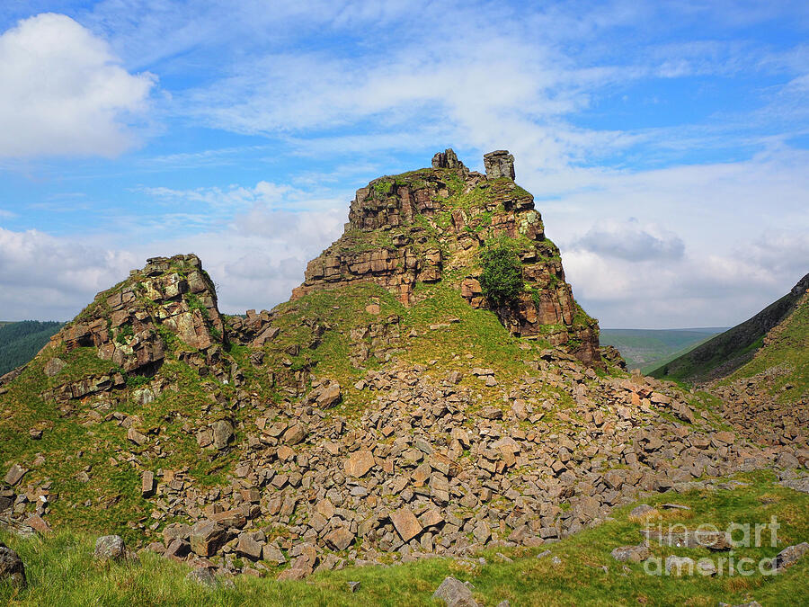 Nature Photograph - Alport Castles #1 by Alison Chambers