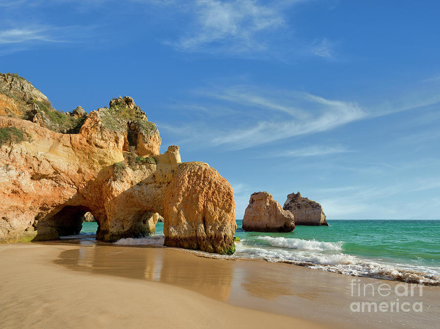 Alvor cliffs, Portugal #1 Photograph by Mikehoward Photography