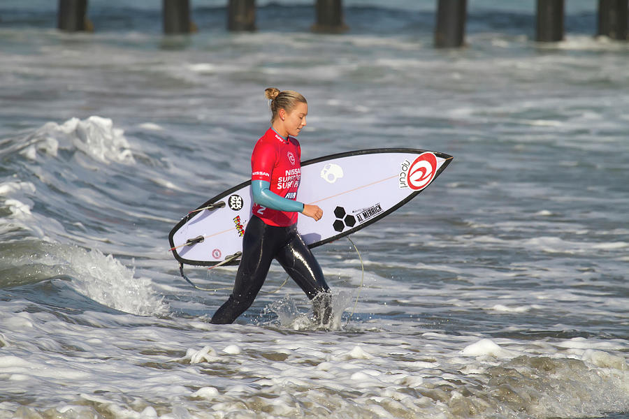 Alyssa Spencer Surfer #1 Photograph by Waterdancer