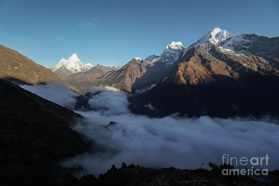 Ama Dablam Peak In The Himalayas In Nepal Photograph By Didier Marti ...