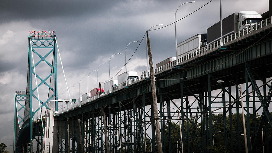 Ambassador Bridge #1 Photograph by Steven_Kriemadis
