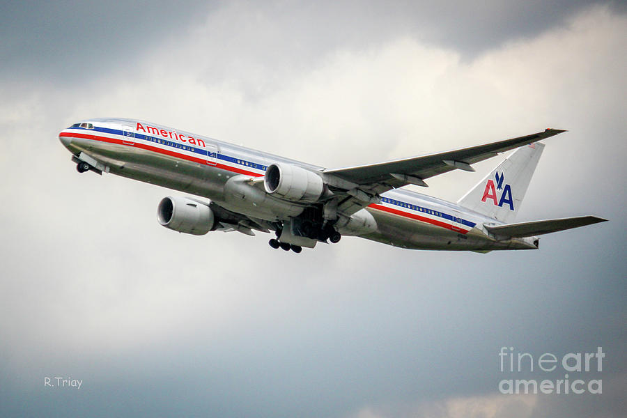 American Airlines Boeing 777 #1 Photograph by Rene Triay FineArt Photos