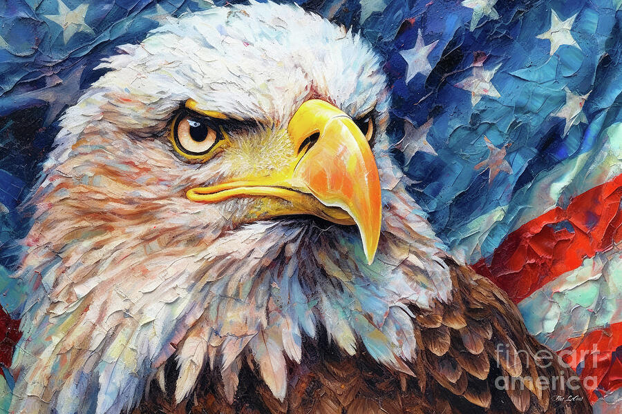 American Bald Eagle Painting by Tina LeCour