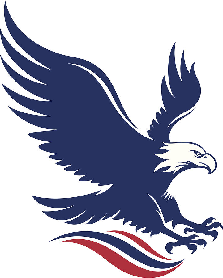 American eagle #1 Drawing by Ly86 American eagle #1 Drawing by Ly86
