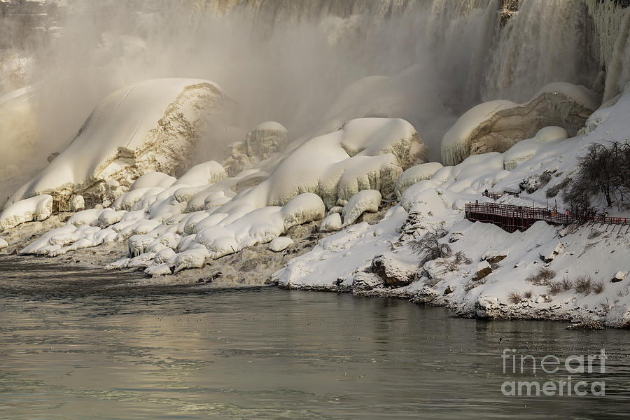 American Falls in Winter #1 Photograph by JT Lewis