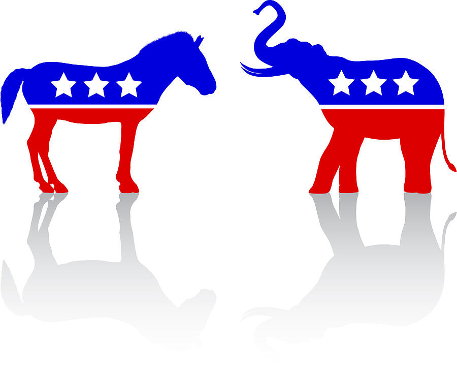 American Politics #1 Drawing by Leontura American Politics #1 Drawing by Leontura