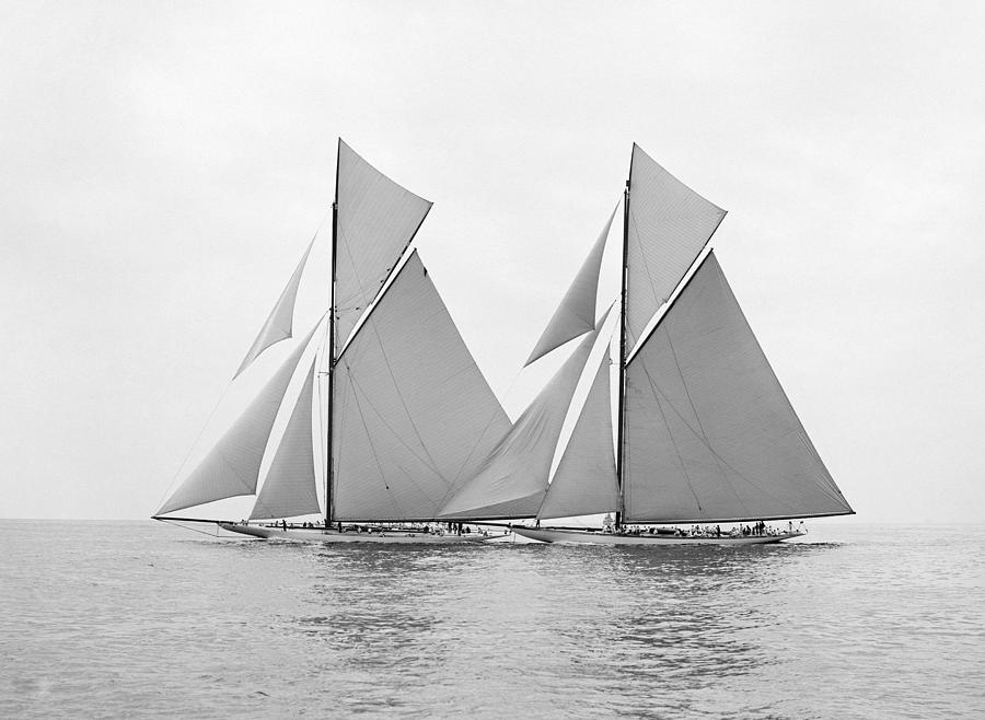 Americas Cup, 1903 #1 Photograph by Granger