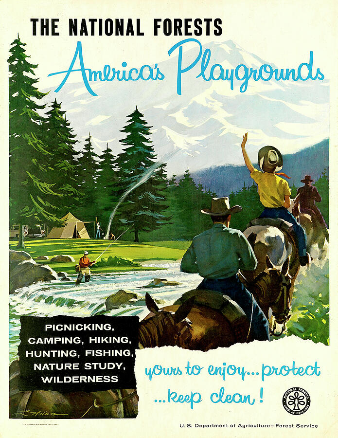 Mountain Digital Art - Americas Playground #1 by Gary Grayson