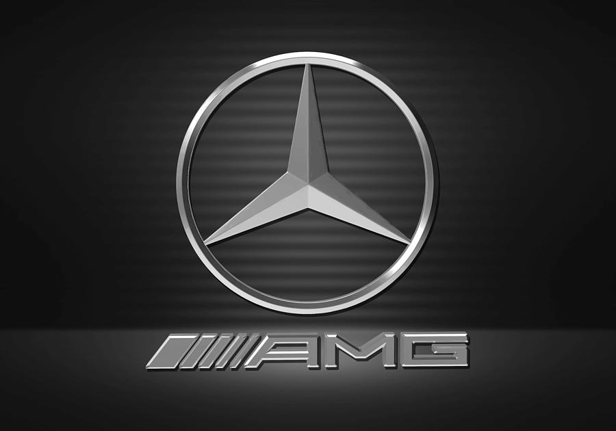 AMG Logo Digital Art by William G Southgate