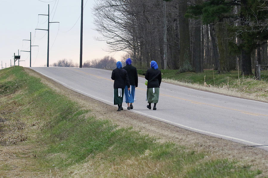 Amish Walk #1 Photograph by Brook Burling