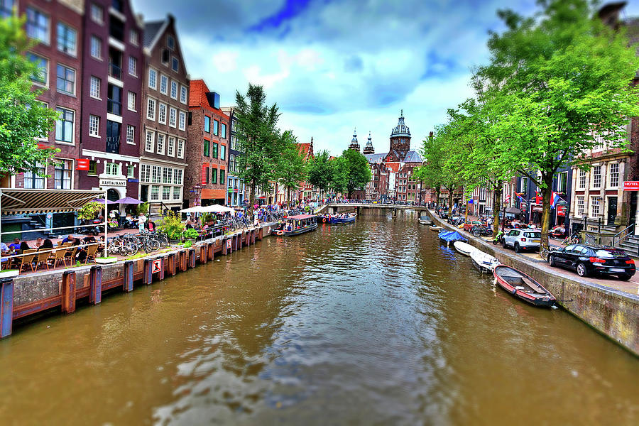 Amsterdam Canal Photograph by Arro FineArt - Fine Art America