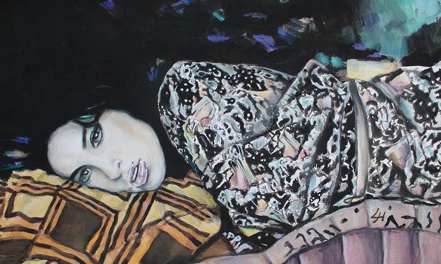 Amy Winehouse #1 Painting by Lucia Hoogervorst
