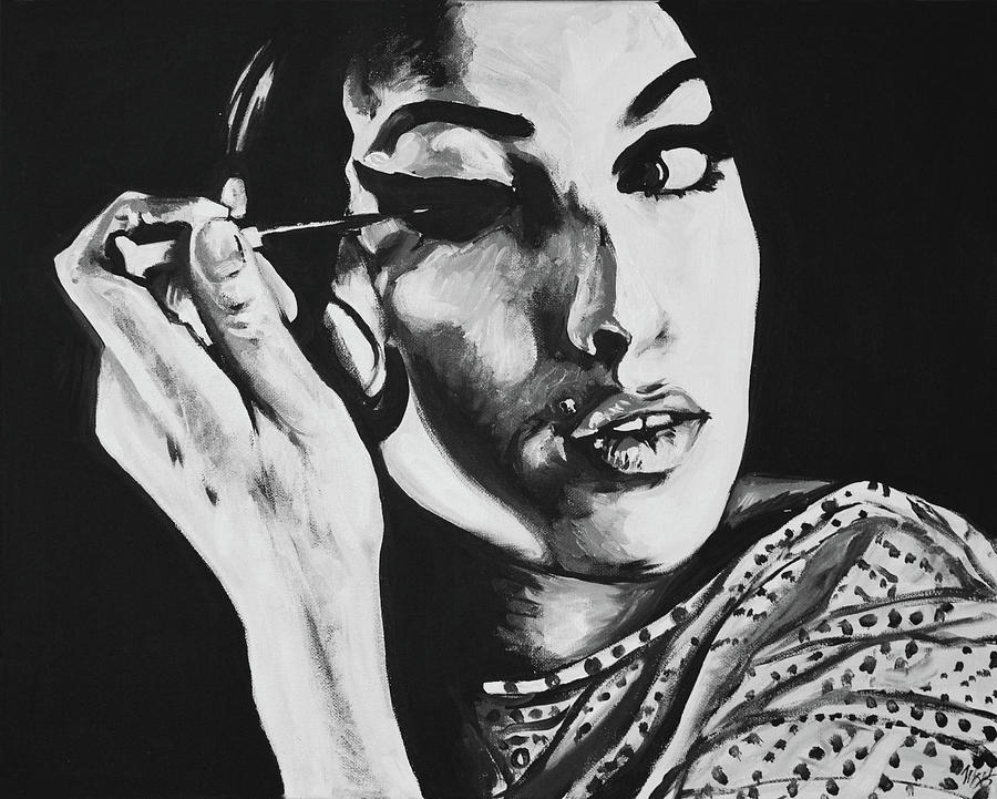 Amy Winehouse #1 Painting by Melissa O Brien