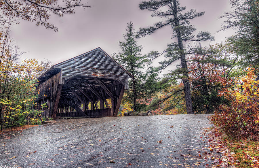 An Albany Covered Bridge Autumn #1 Photograph by Richard Bean