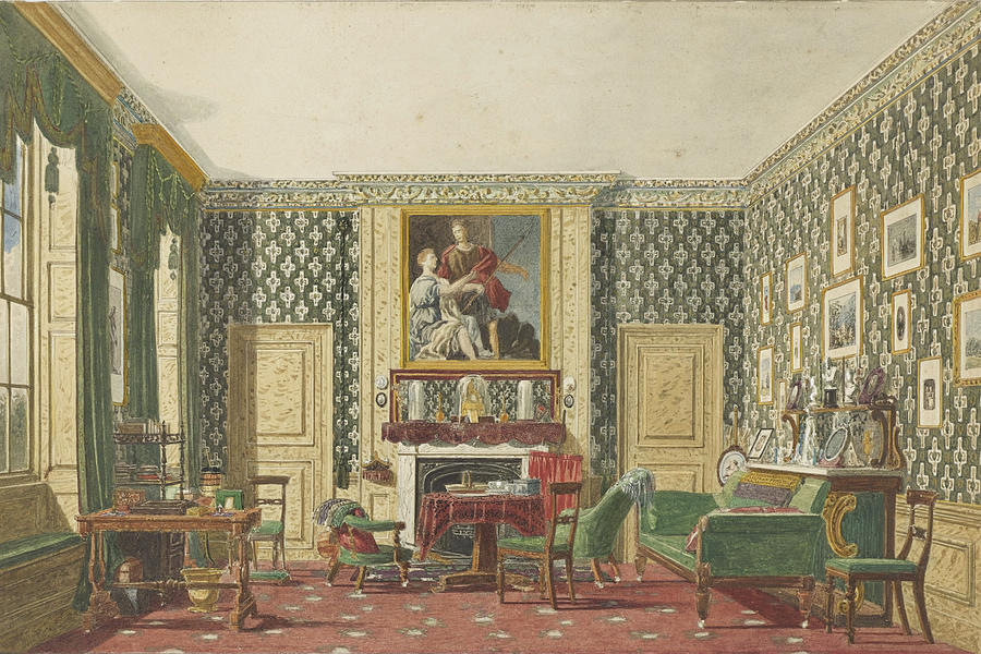 An Interior #1 Painting by Mary Ellen Best