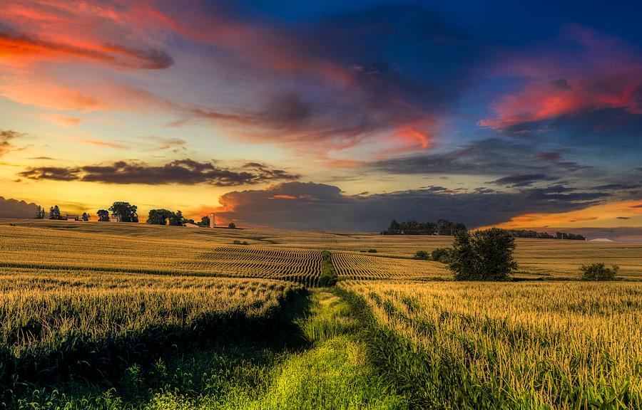 An Iowa Sunset Photograph by Mountain Dreams | Fine Art America