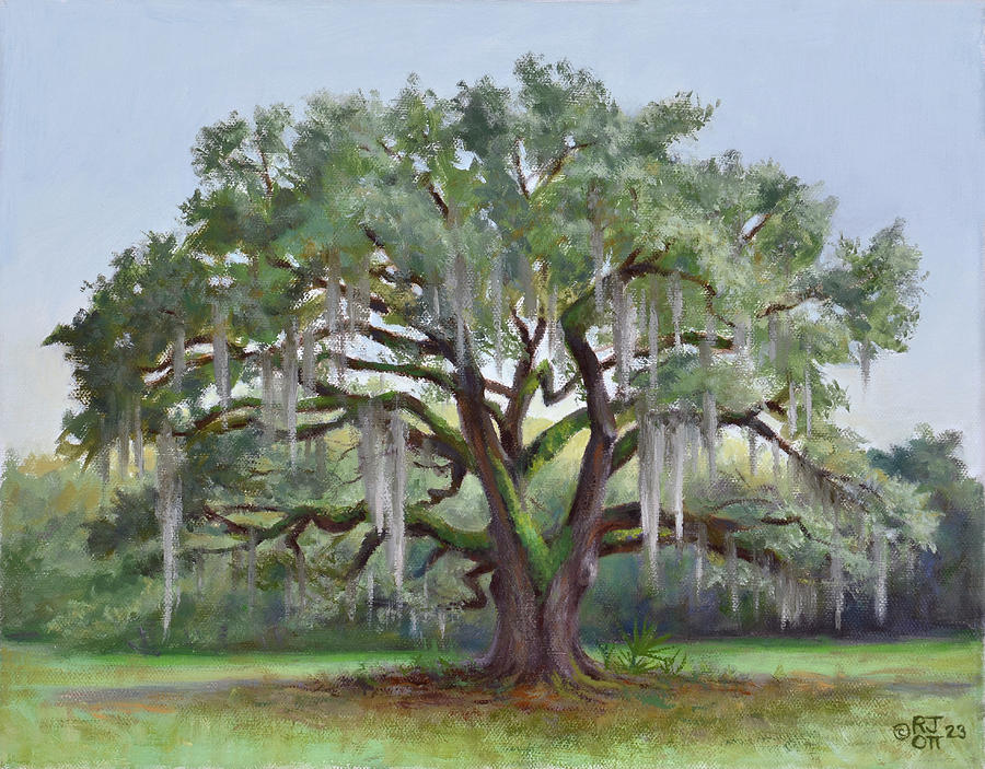 Anahuac Oak Painting By Jeff Ott - Fine Art America