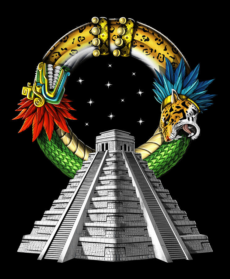 Ancient Aztec Pyramid #1 Digital Art by Nikolay Todorov - Fine Art America