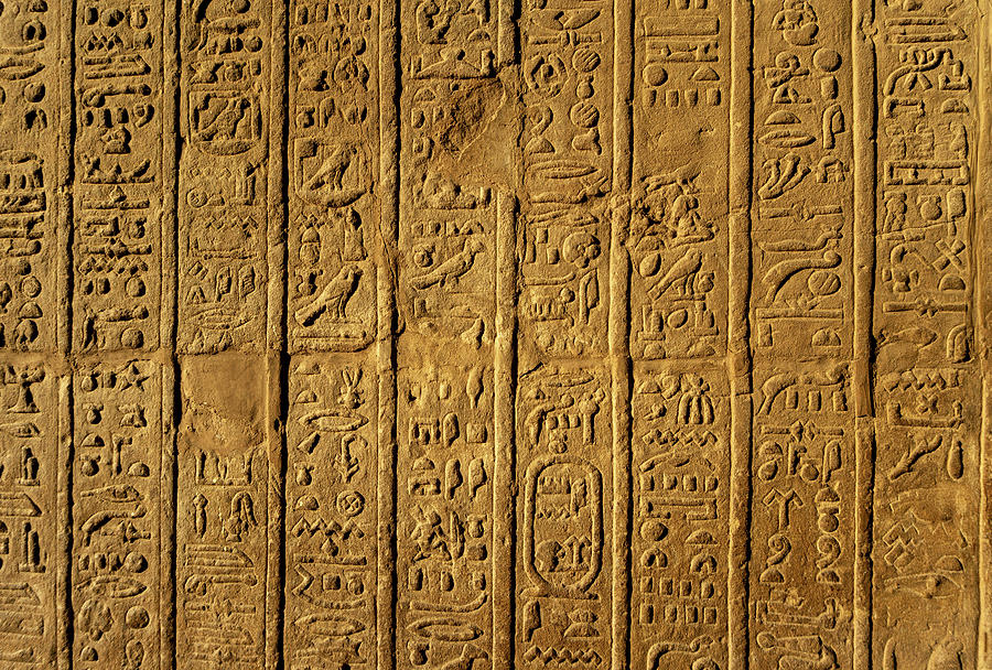 Ancient Egypt Images And Hieroglyphics #1 Relief by Mikhail Kokhanchikov