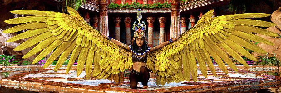 Ancient Egyptian Goddess Isis Photograph by Kevin Michael VerKamp ...