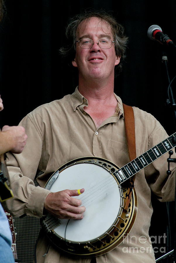 Andy Goessling on Banjo with Railroad Earth #1 Photograph by David Oppenheimer