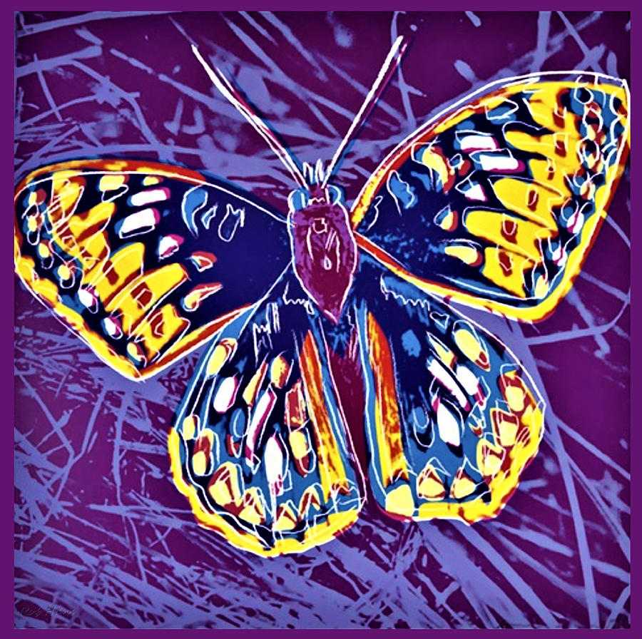 Andy Warhol Butterfly Photograph