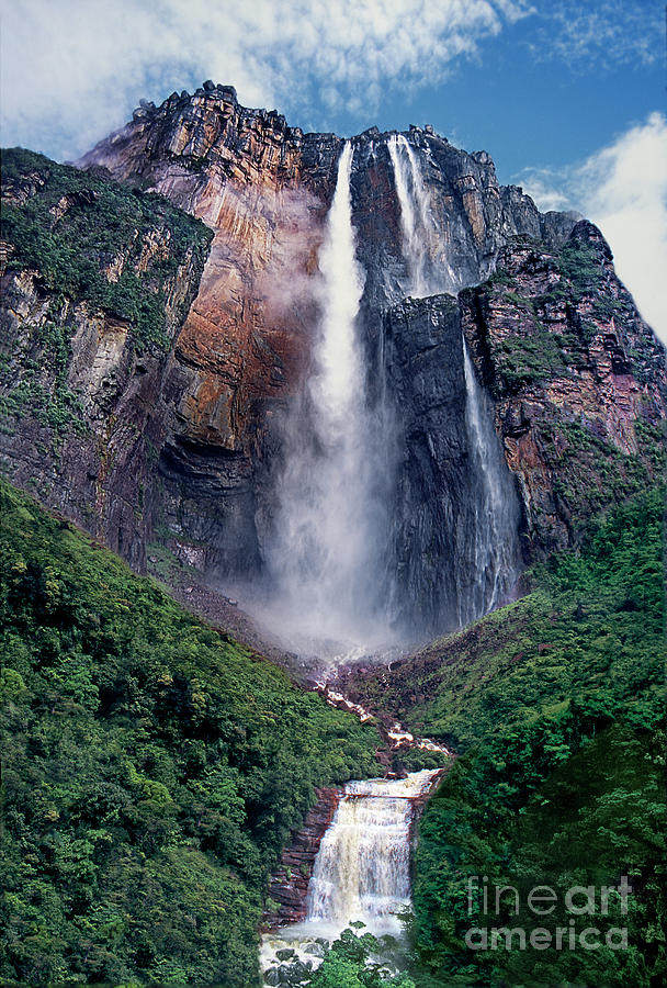 Angel Falls Canaima National Park Venezuela Photograph by Dave Welling