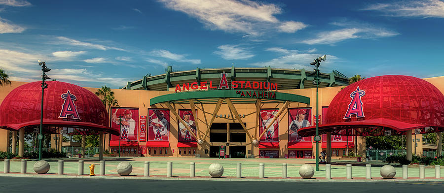 Anaheim Photograph - Angel Stadium Of Anaheim - Home Of The California Angels #1 by Mountain Dreams