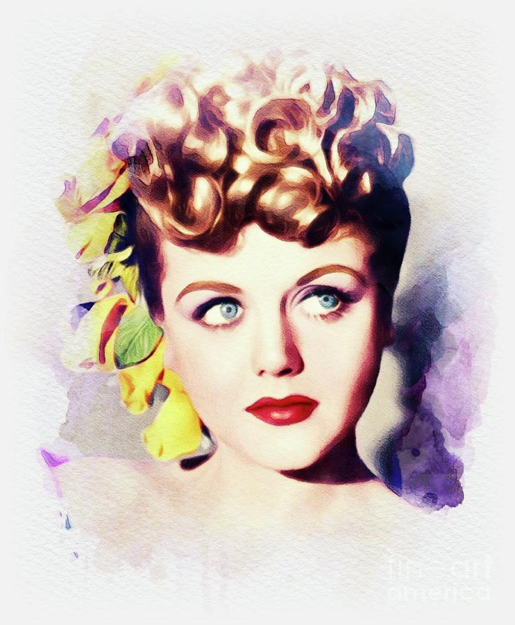 Angela Lansbury, Movie and TV Legend Painting by Esoterica Art Agency ...