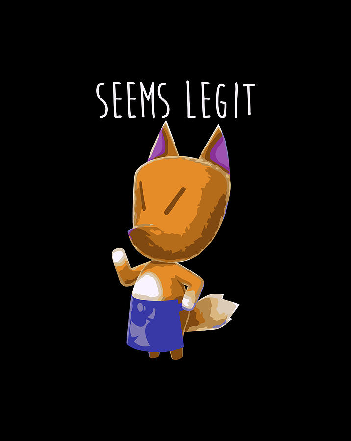 Animal Crossing Redd The Fox Seems Legit Digital Art by Luke Henry
