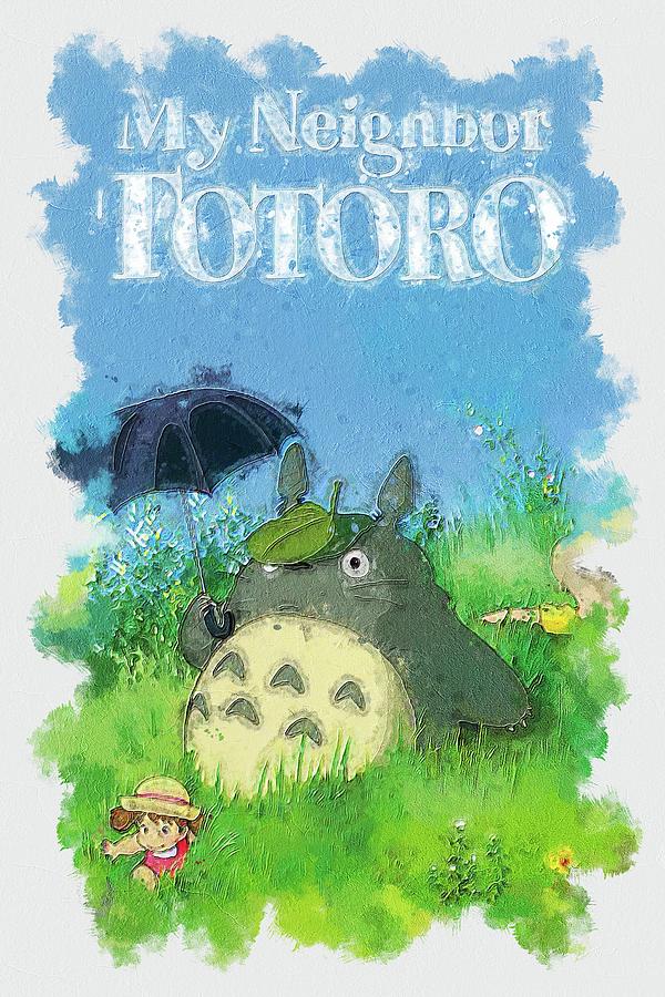 Anime My Neighbor Totoro Digital Art by Garett Harold | Fine Art America