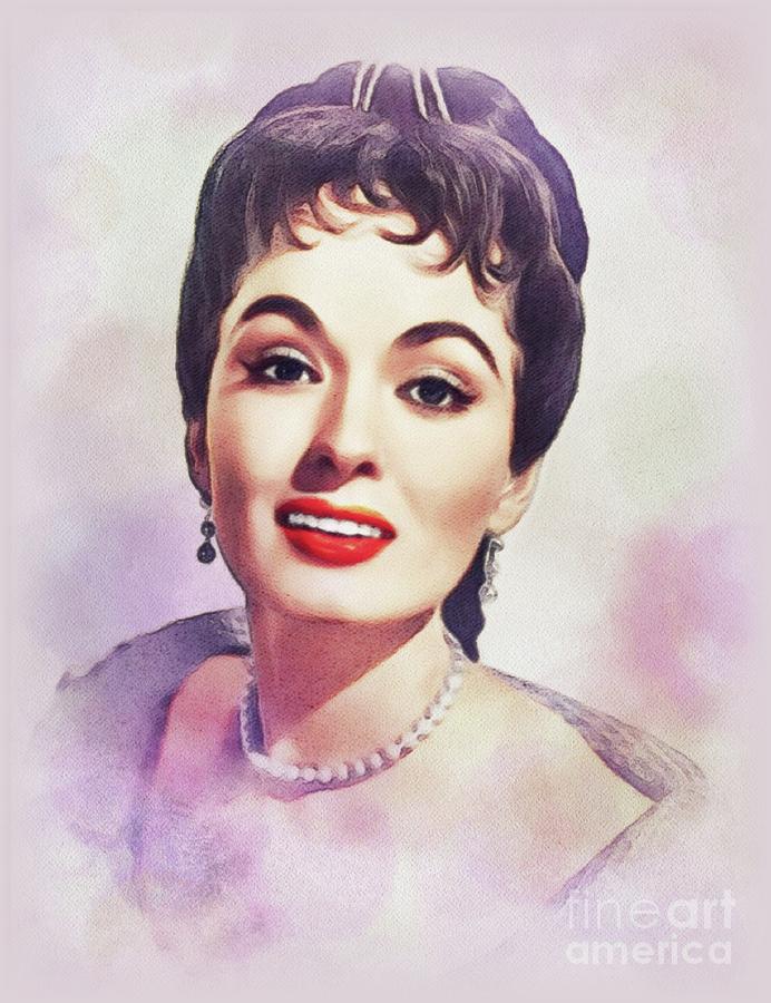 Ann Blyth, Movie Legend Painting by Esoterica Art Agency - Fine Art America