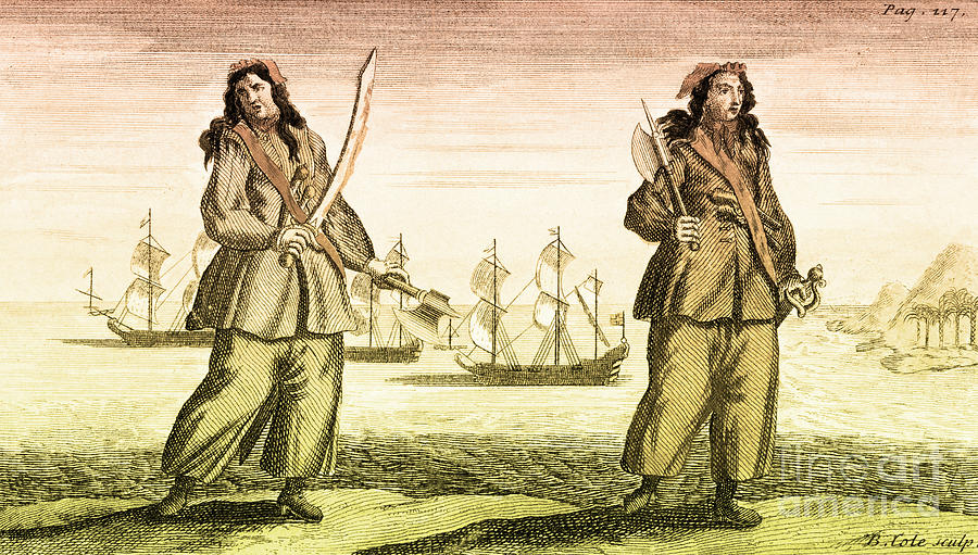 Anne Bonny and Mary Read #1 Photograph by NYPL Science Source