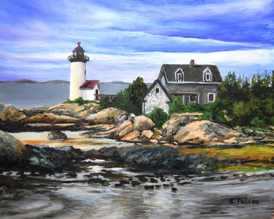 Beach Painting - Annisquam  #1 by Eileen Patten Oliver