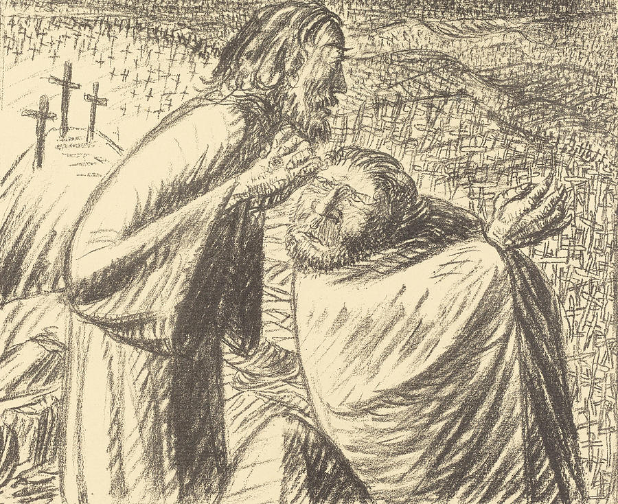 Anno Domini MCMXVI Post Christum Natum Drawing by Ernst Barlach - Fine ...