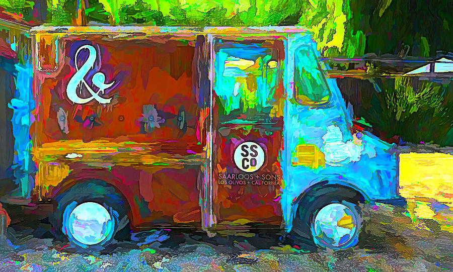 Another Funky Wine Truck Los Olivos Photograph by Floyd Snyder