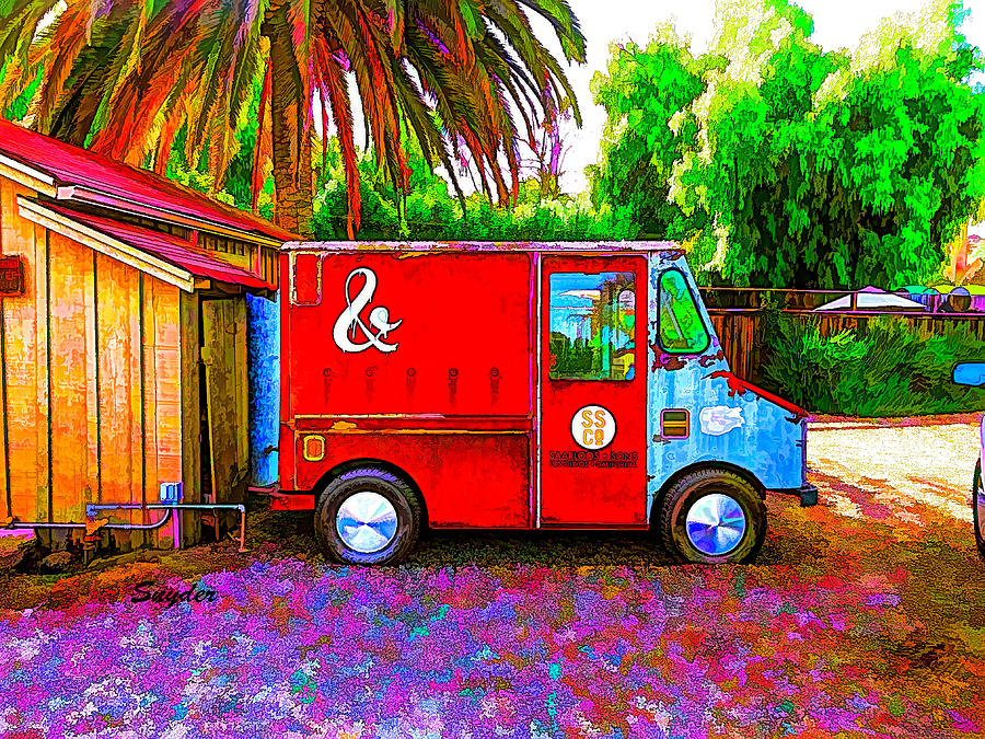Another Funky Wine Truck Los Olivos Full Photograph