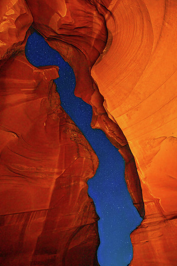 Antelope Canyon Starry Night #1 Photograph by Kristal Kraft