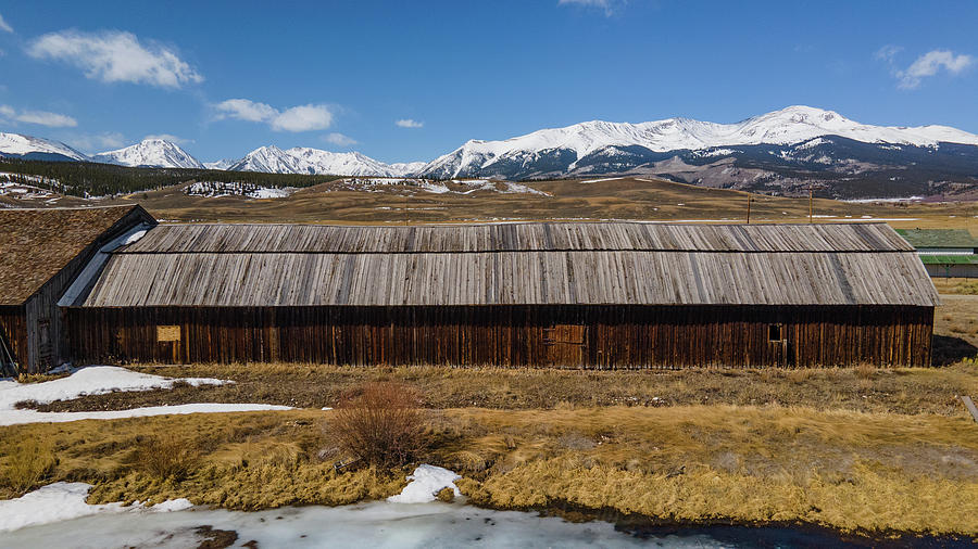 Antique building in the Rocky Mountains of Colorado #1 Photograph by Eldon McGraw