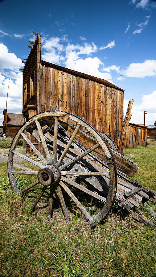 Antique Oxcart in the Ghost Town of Bodie #1 Photograph by Ron Long Ltd Photography