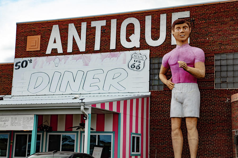Antique Store on Route 66 in Illinois #2 Photograph by Eldon McGraw