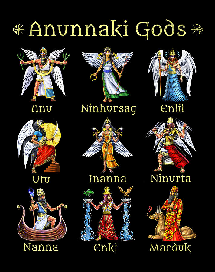 Anunnaki Gods #1 Digital Art by Nikolay Todorov - Fine Art America