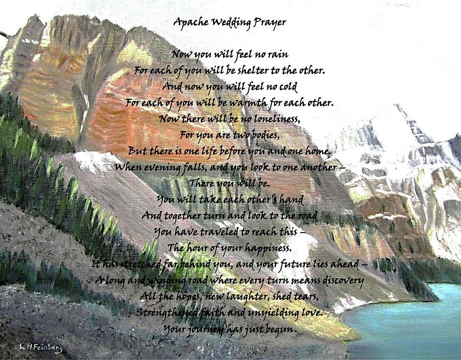 Apache Wedding Prayer2 Digital Art by Linda Feinberg