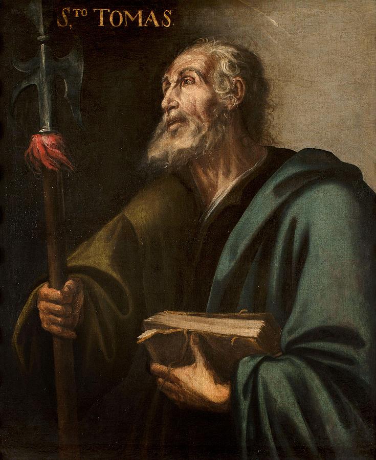 Apostle St Thaddeus Jude Painting by Anonymous artist from Andalusia ...