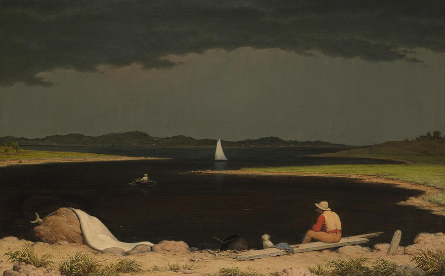 Approaching Thunderstorm #1 Painting by Martin Johnson Heade